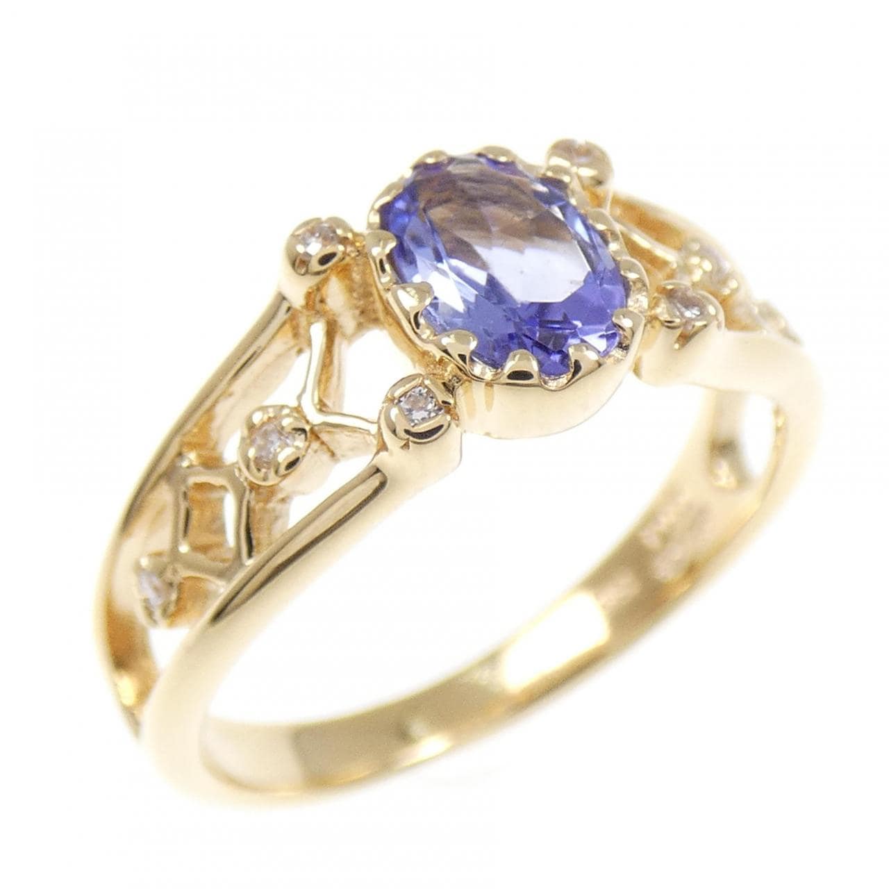 K18YG タンザナイト リング