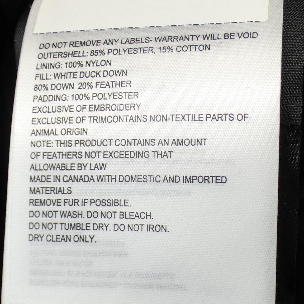 Canada goose CANADA GOOSE down jacket