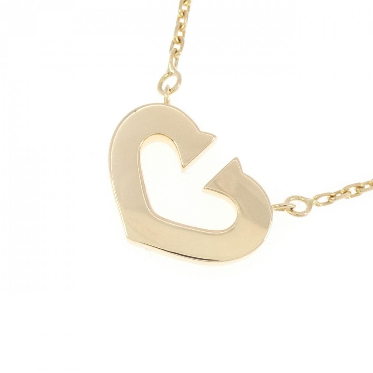 Cartier C heart necklace