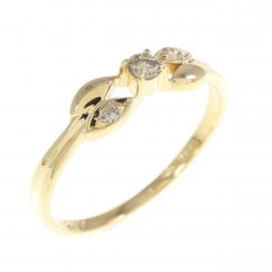 K18YG ダイヤモンド リング 0.08CT
