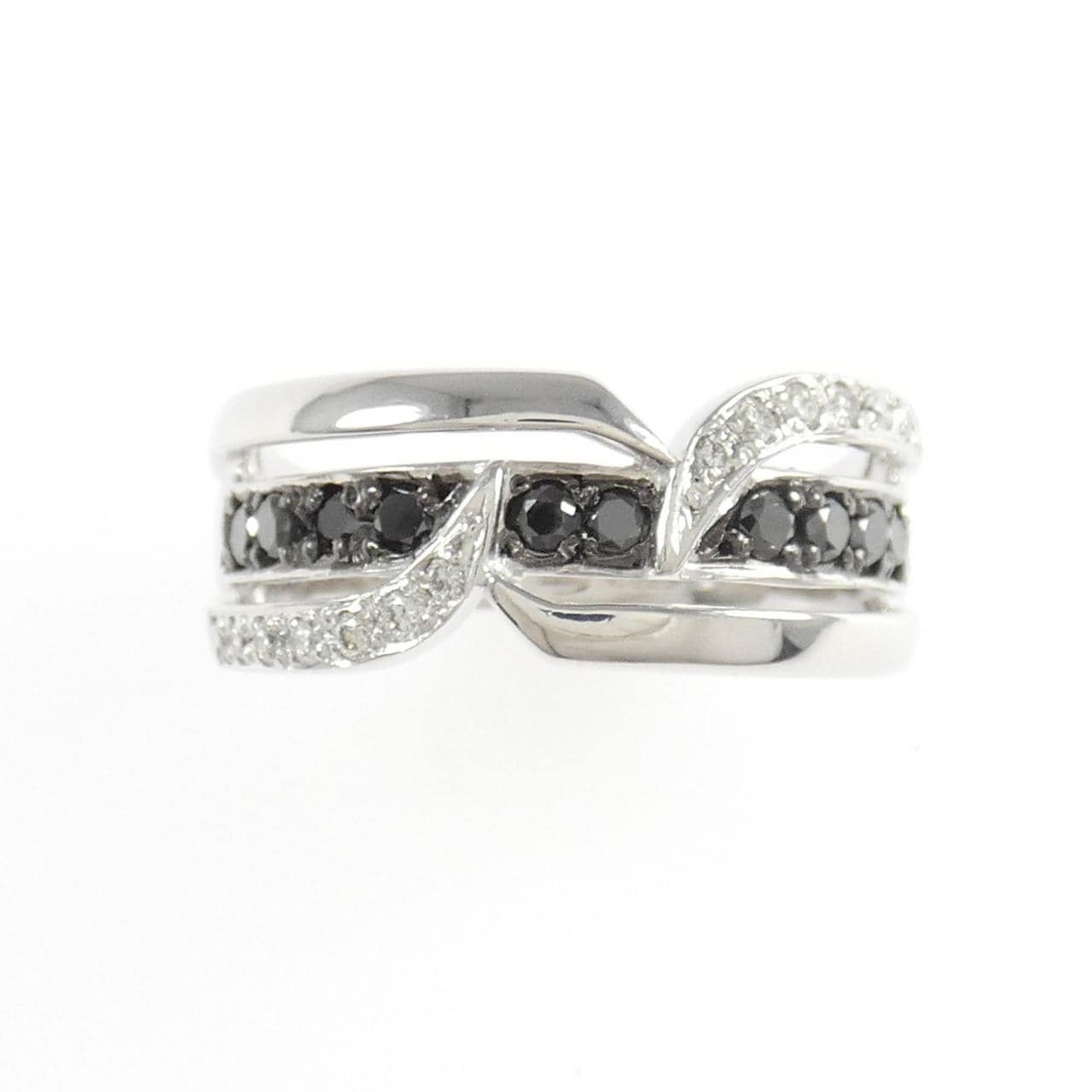 K18WG/K18BG ダイヤモンド リング 0.24CT