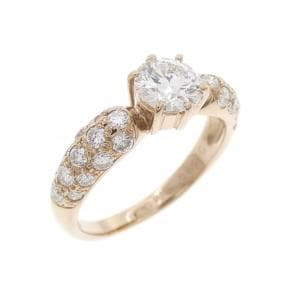 K18PG ダイヤモンド リング 0.585CT D VS1 EXT