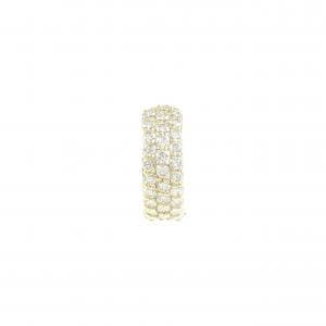 K18YG ダイヤモンド ピアス 0.33CT 片耳