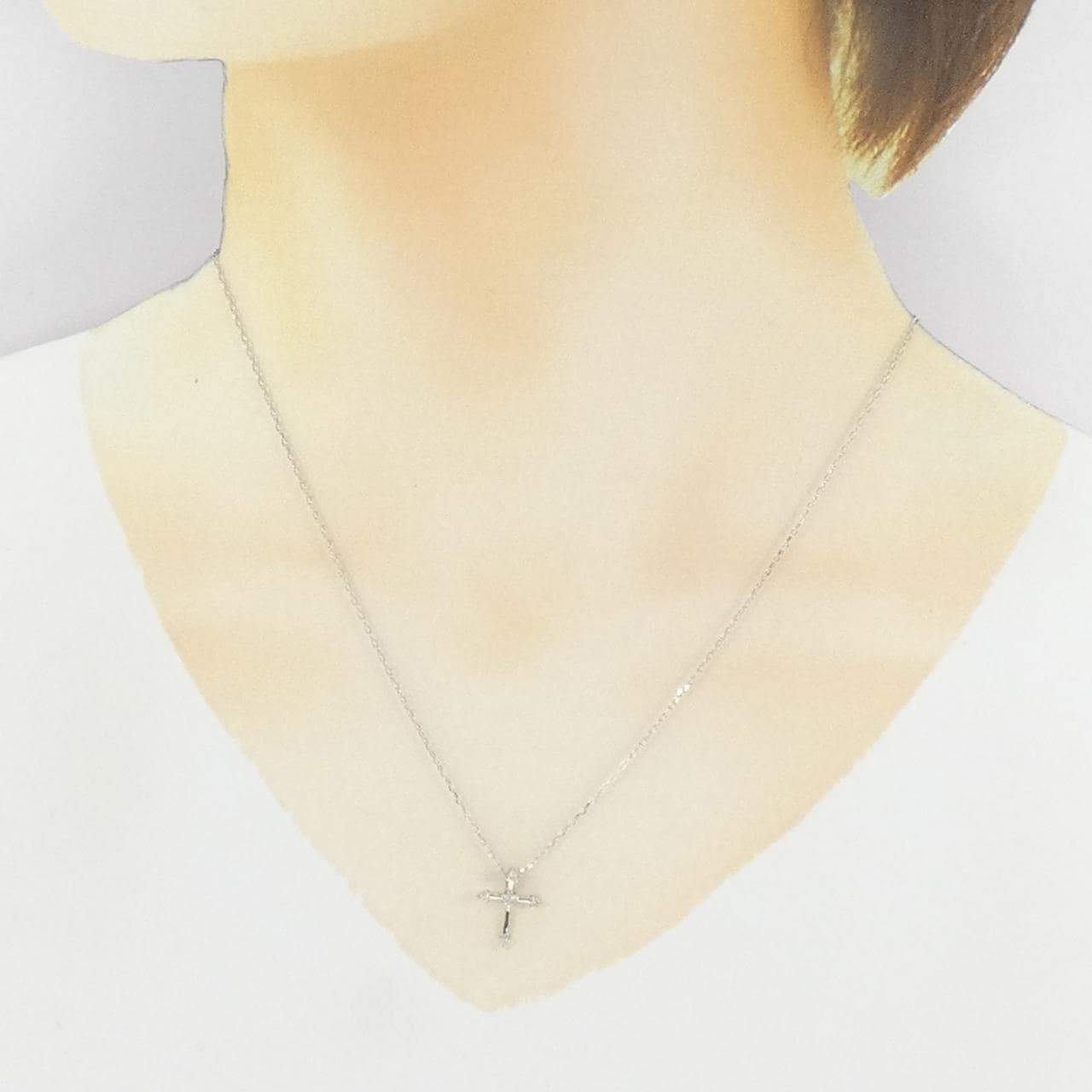 PT900/PT850 十字架钻石项链 0.10CT