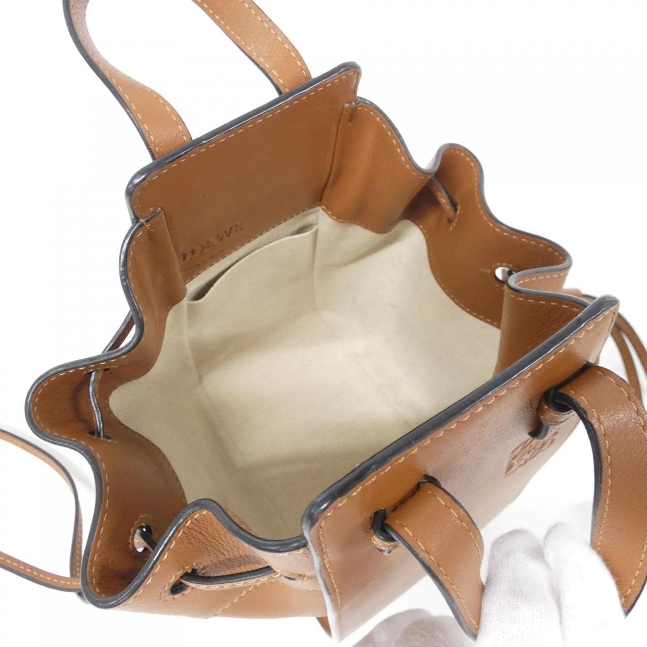 ロエベ ハンモック ドローストリング ミニ 314 30 V07 ショルダーバッグ