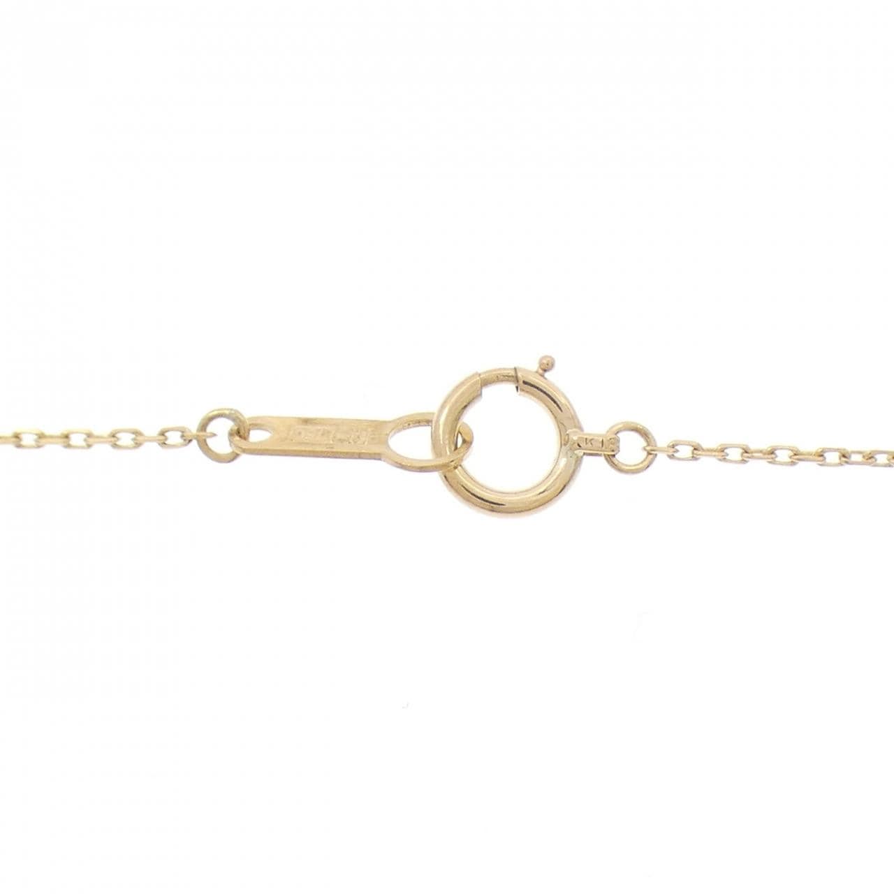 K18YG イニシャルN ネックレス