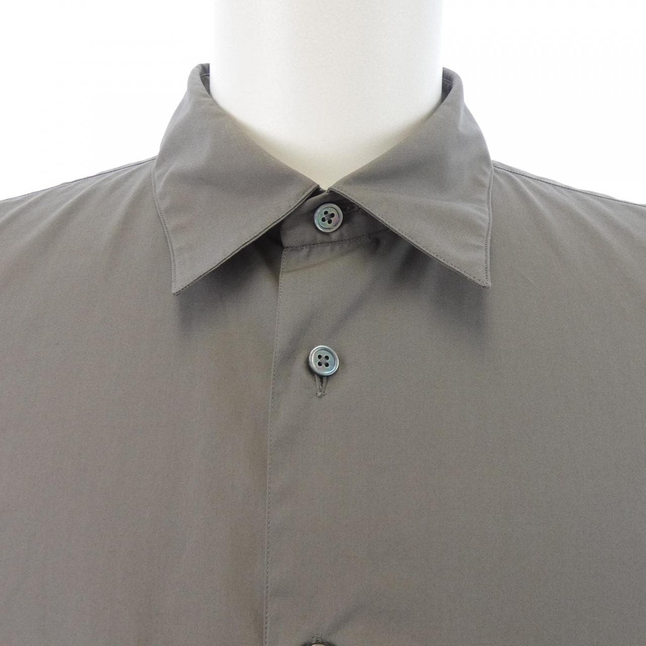 エルメス HERMES シャツ レザーディテール 656200H2 S／Sシャツ