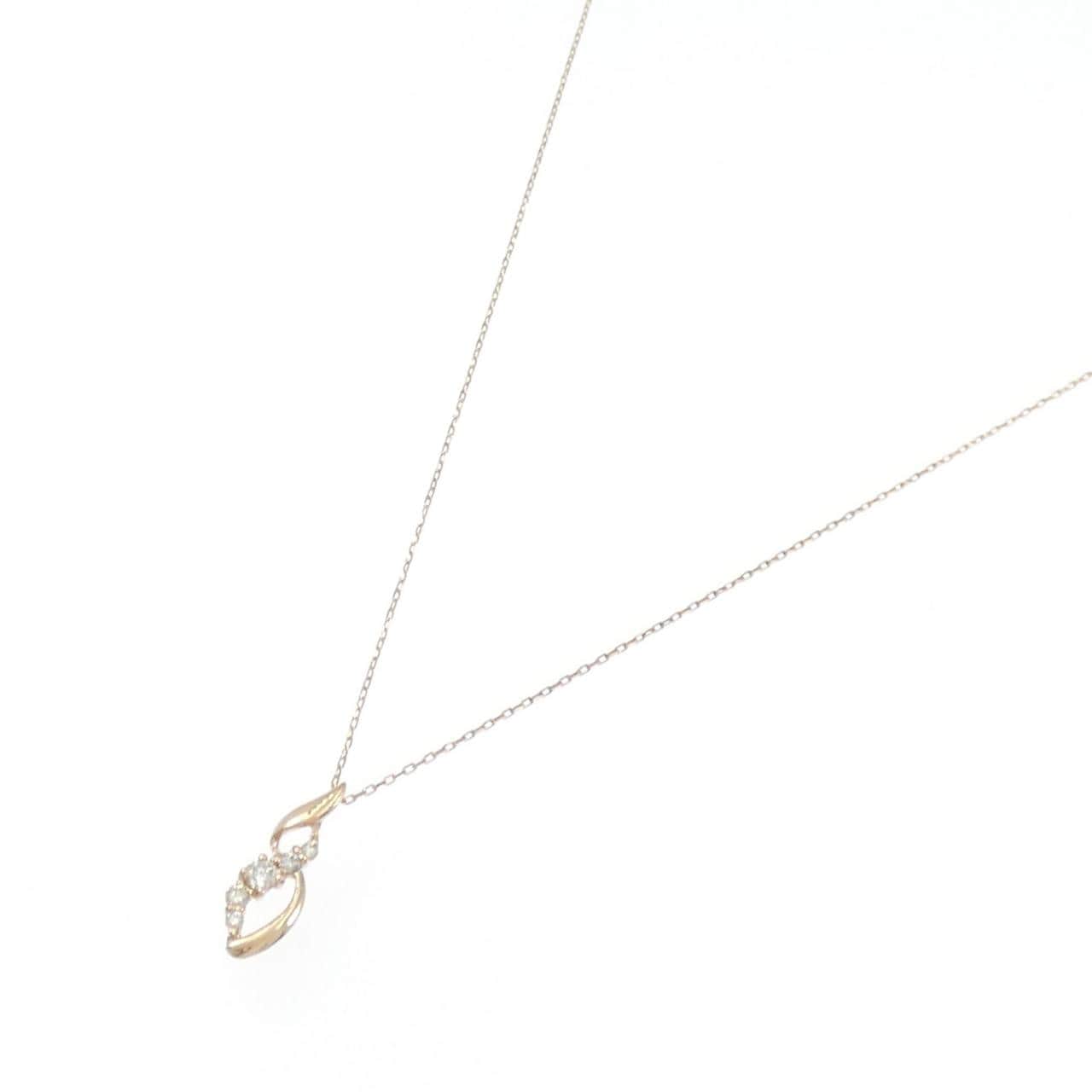 K10PG ダイヤモンド ネックレス 0.08CT
