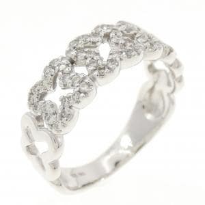 K18WG ダイヤモンド リング 0.32CT