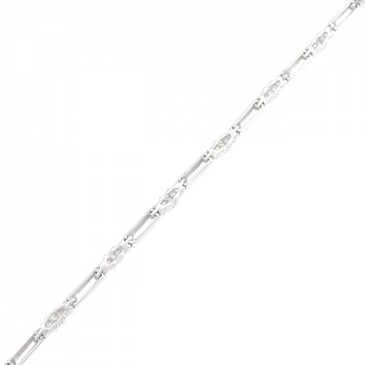 K18WG Diamond bracelet 1.00CT