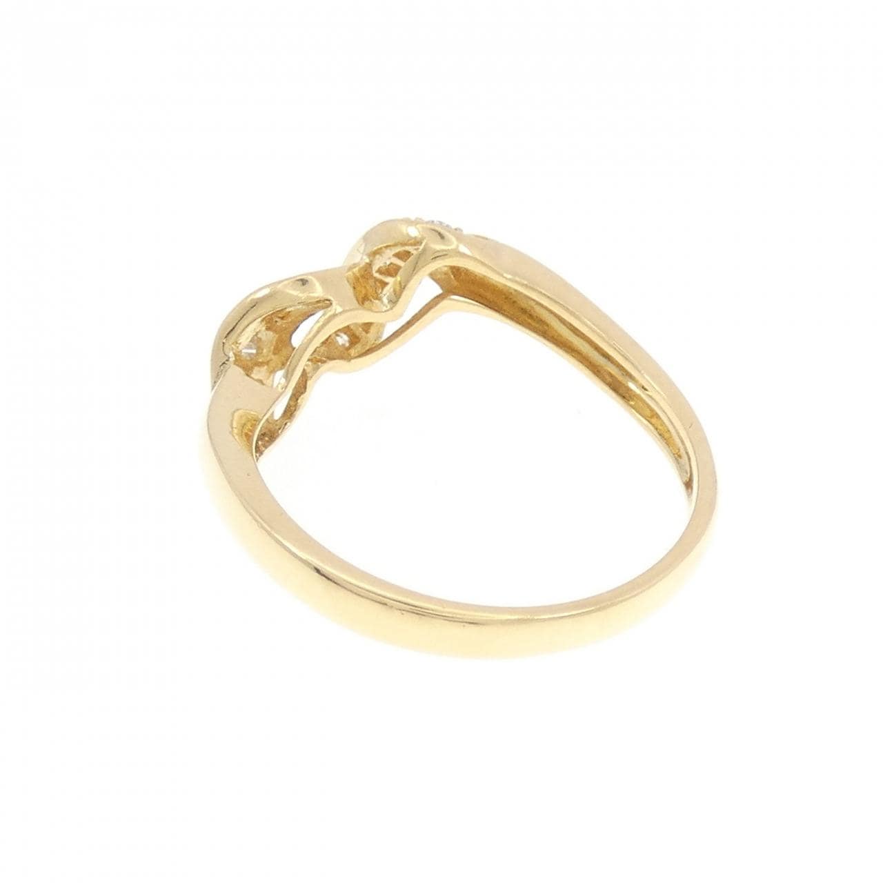 18KYG钻石戒指 0.13CT