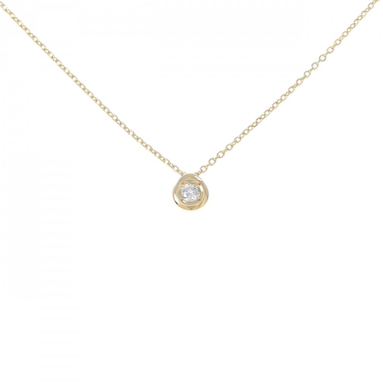 K18YG ダイヤモンド ネックレス 0.05CT