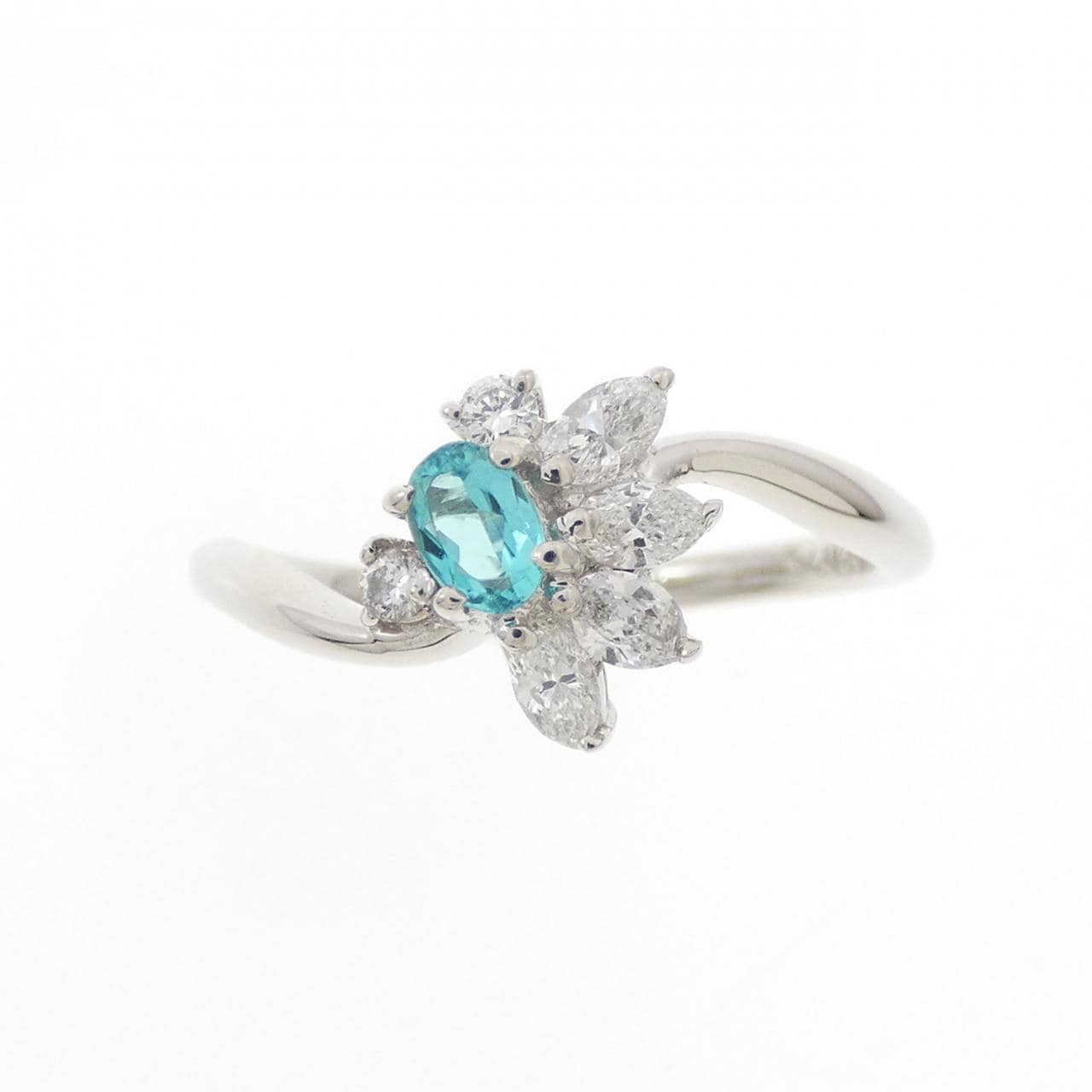 PT900 パライバトルマリン リング 0.15CT