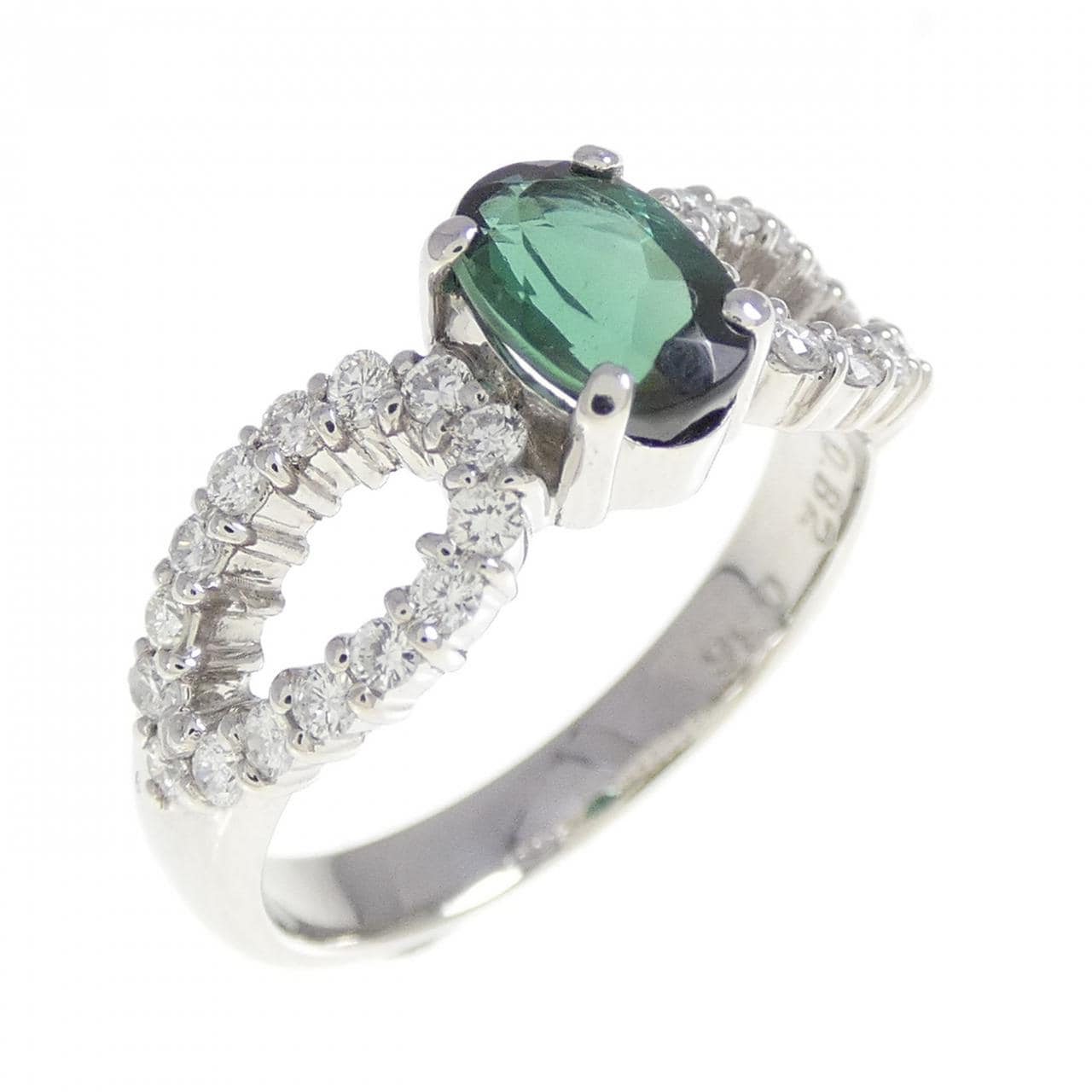 PT900 トルマリン リング 0.82CT