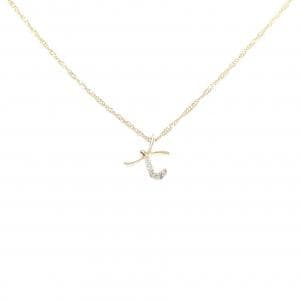 アガット ダイヤモンド ネックレス 0.03CT