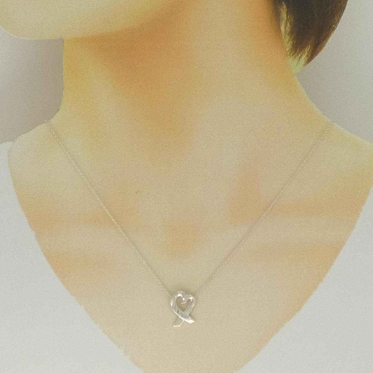 ティファニー ラビングハート スモール ネックレス