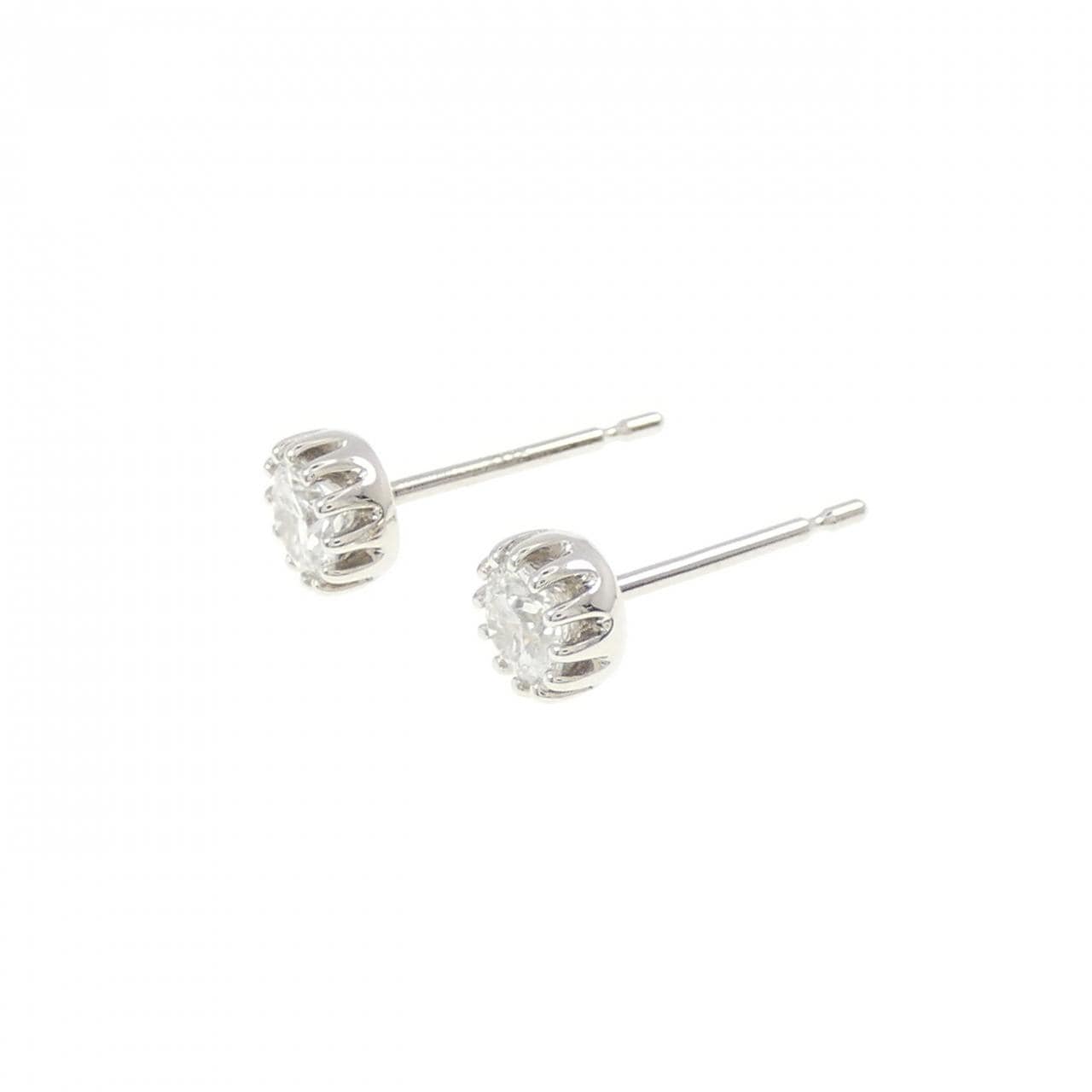 [Remake] PT/ST Diamond Earrings 0.224CT 0.231CT D VS1 VG