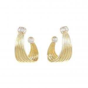 750YG/750WG/K18YG ダイヤモンド ピアス 0.50CT