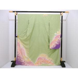 振袖　友禅金彩加工