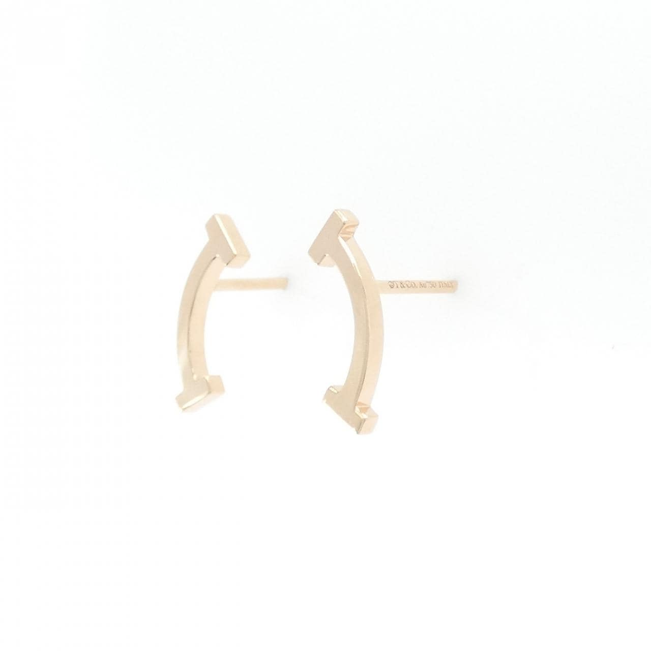 ティファニー Tスマイル ピアス