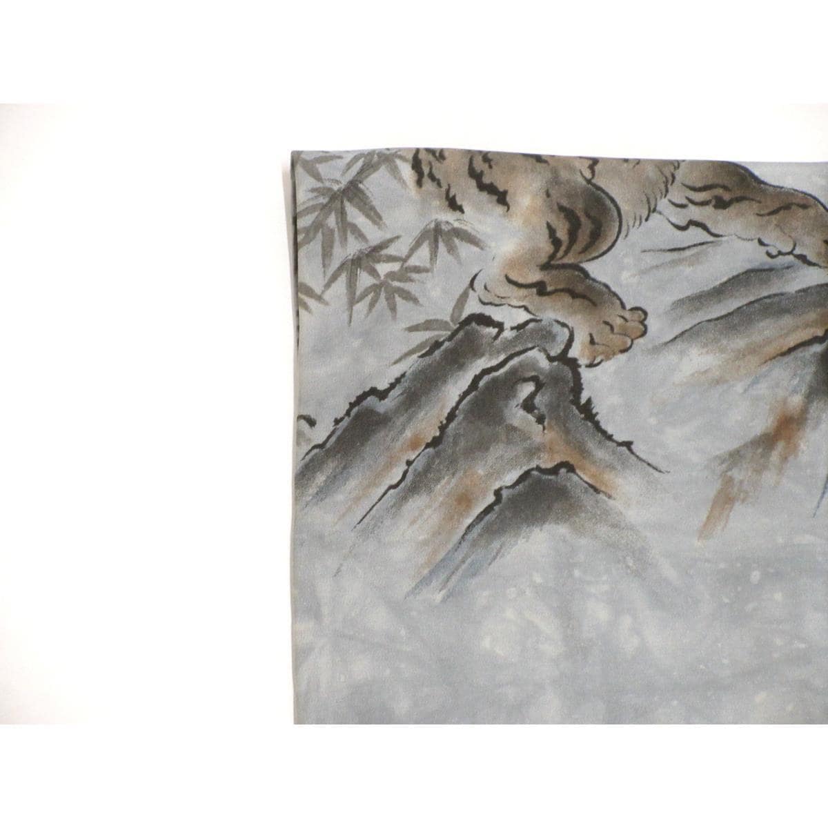 男物　紬織　きもの・長襦袢　２点セット