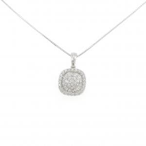 K18WG ダイヤモンド ネックレス 0.50CT