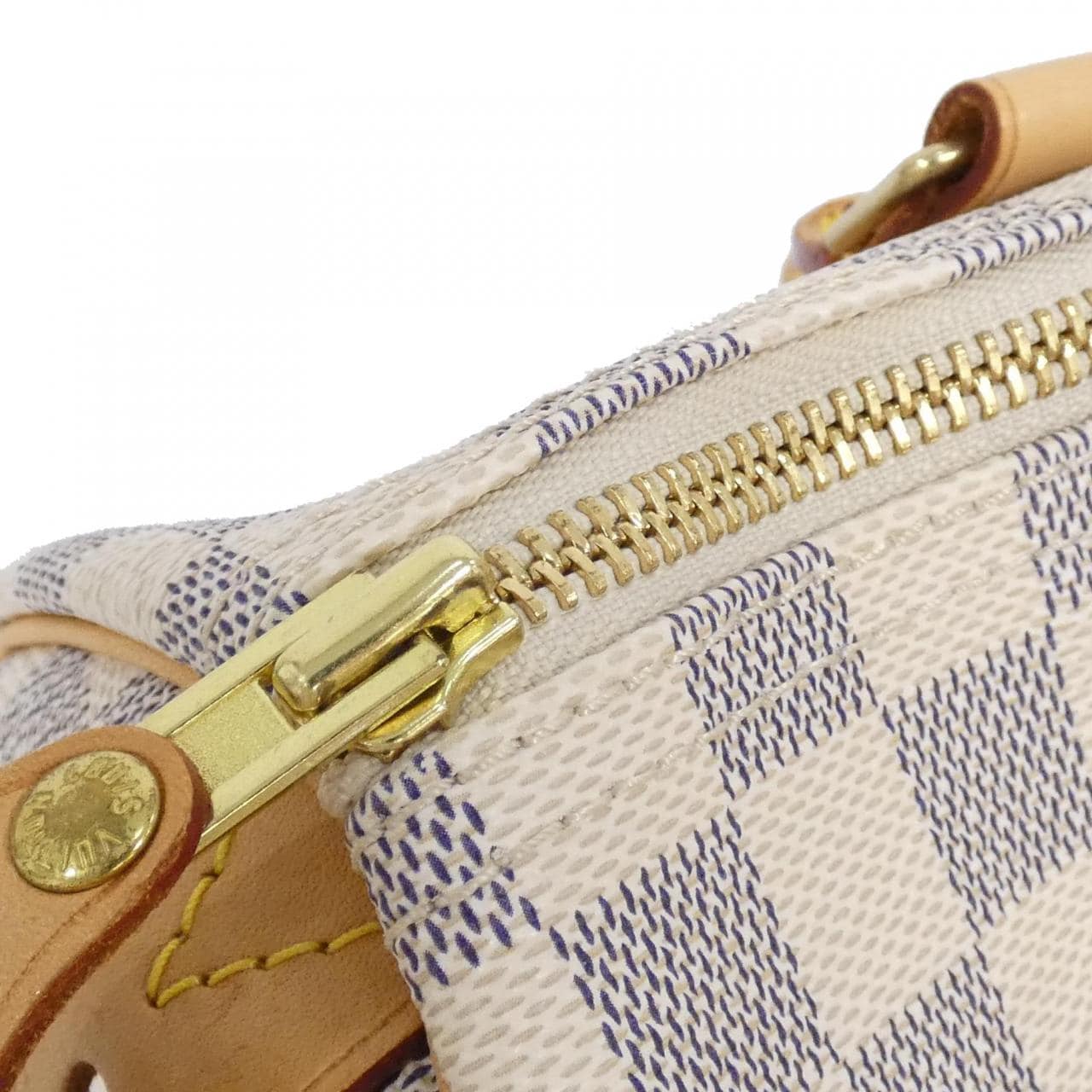 LOUIS VUITTON Damier Azure Speedy 30cm N41533 Boston Bag