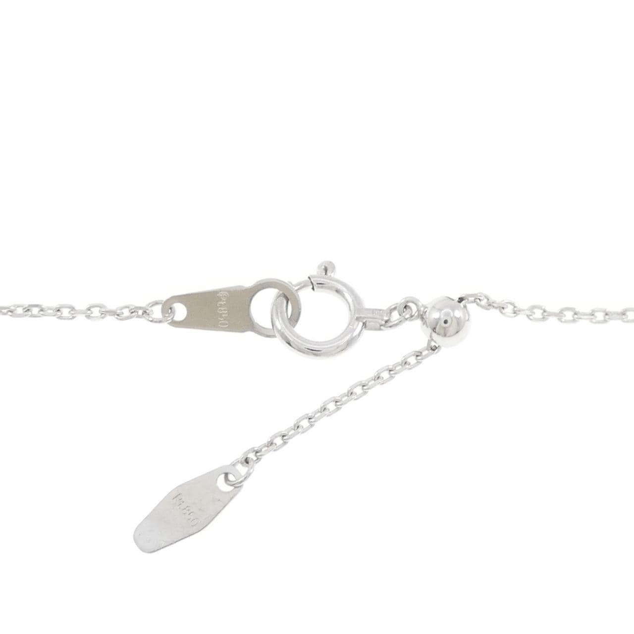 PT900/PT850 ダイヤモンド ネックレス 0.348CT E SI1 ファンシーカット