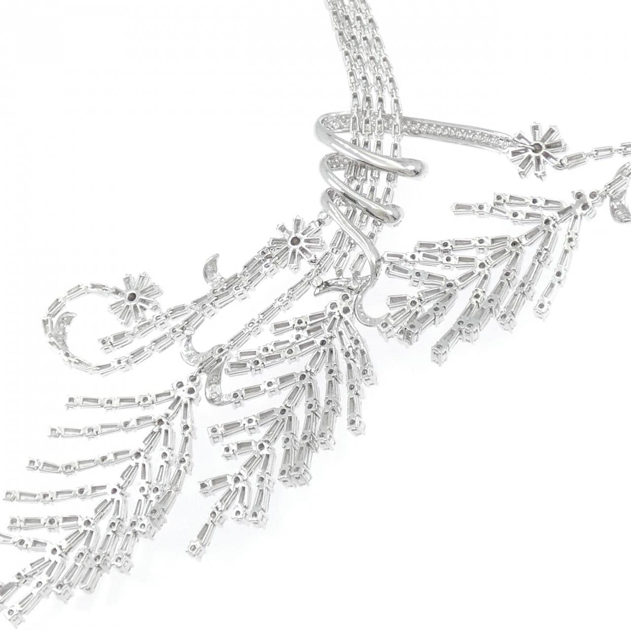 18KWG ダイヤモンド ネックレス 15.94CT