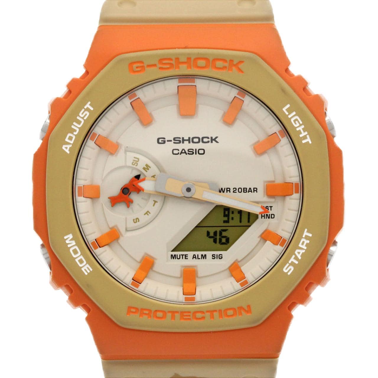 カシオ G-SHOCK MAISON KITSUNEコラボ GA-2110MK-5AJR ラバー クォーツ