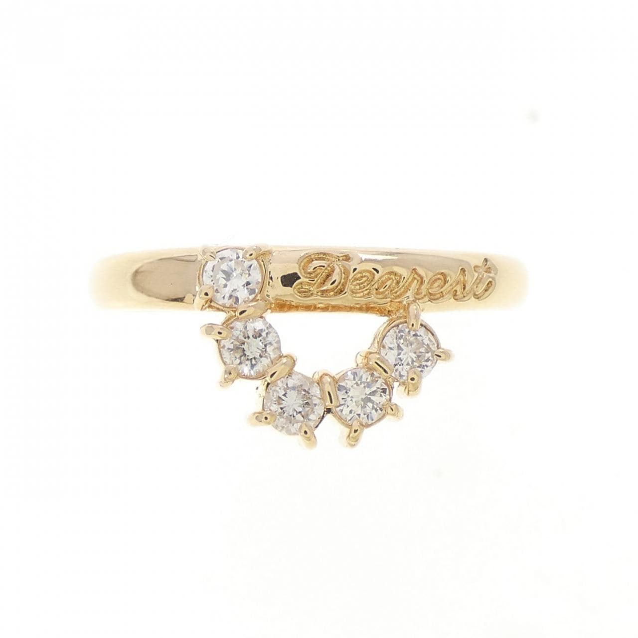 K18YG ダイヤモンド リング 0.20CT