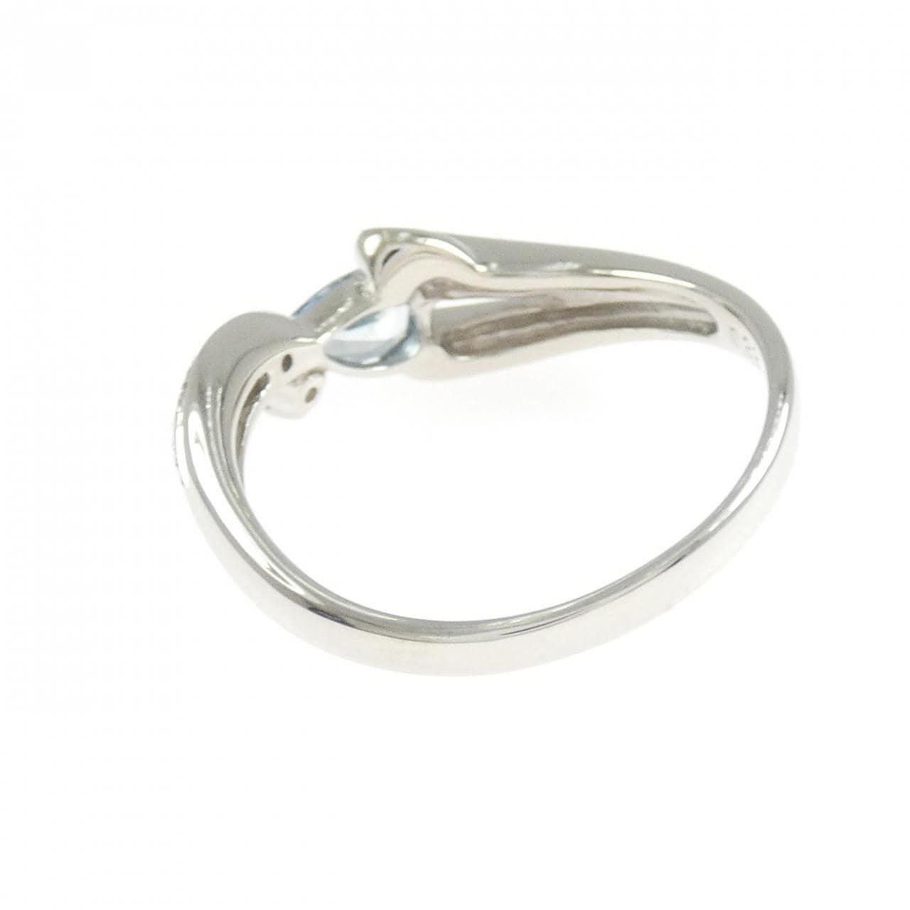 PT900 アクアマリン リング 0.33CT
