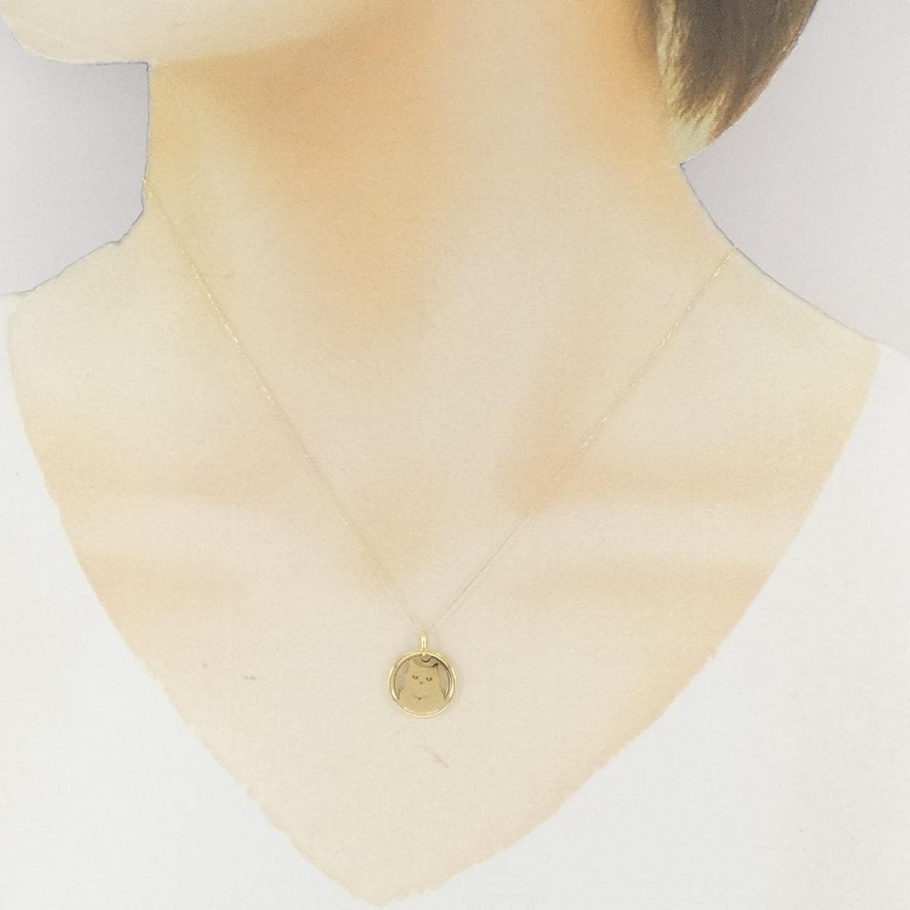K18YG キャット ネックレス