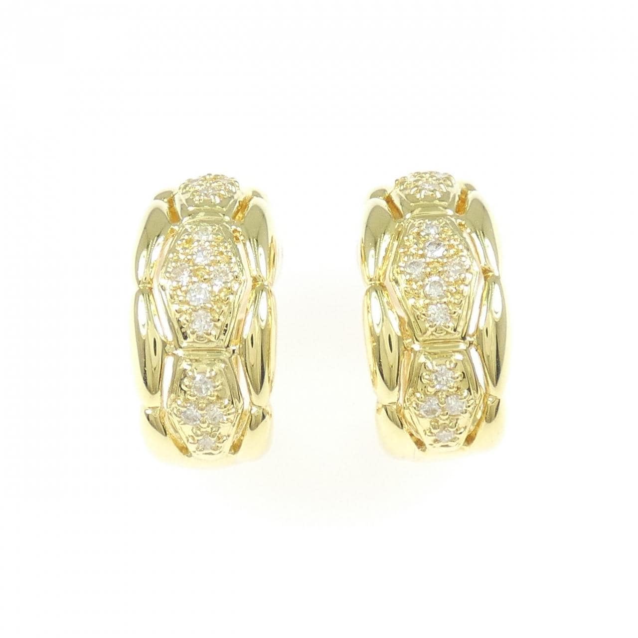 K18YG Diamond earrings/earrings 0.30CT