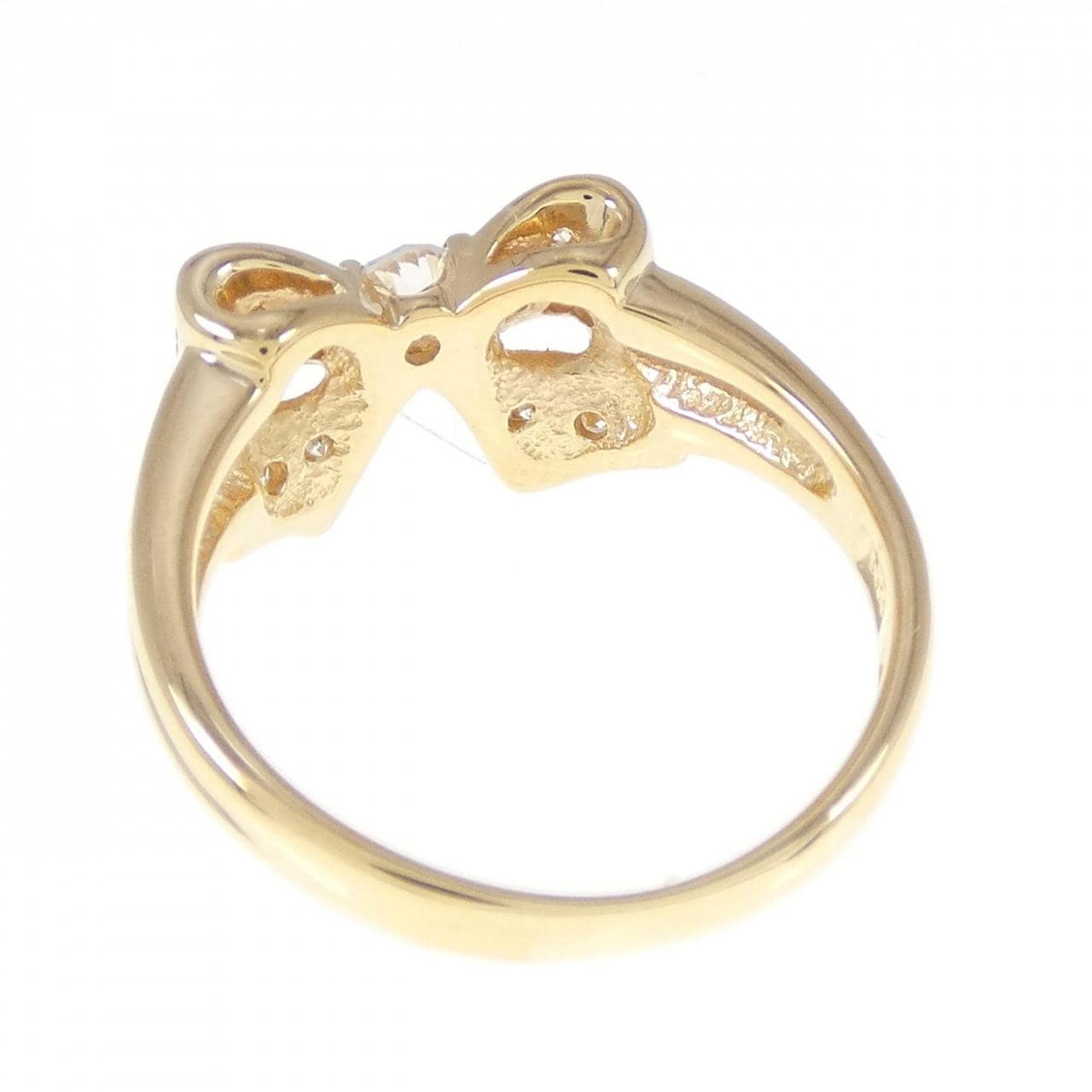 K18YG 丝带钻石戒指 0.26CT