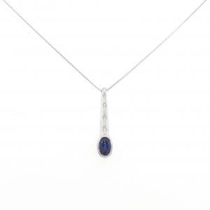 K18WG/750WG サファイヤ ネックレス 0.71CT