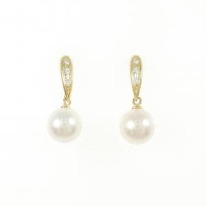 K18YG アコヤパール ピアス 7.2mm