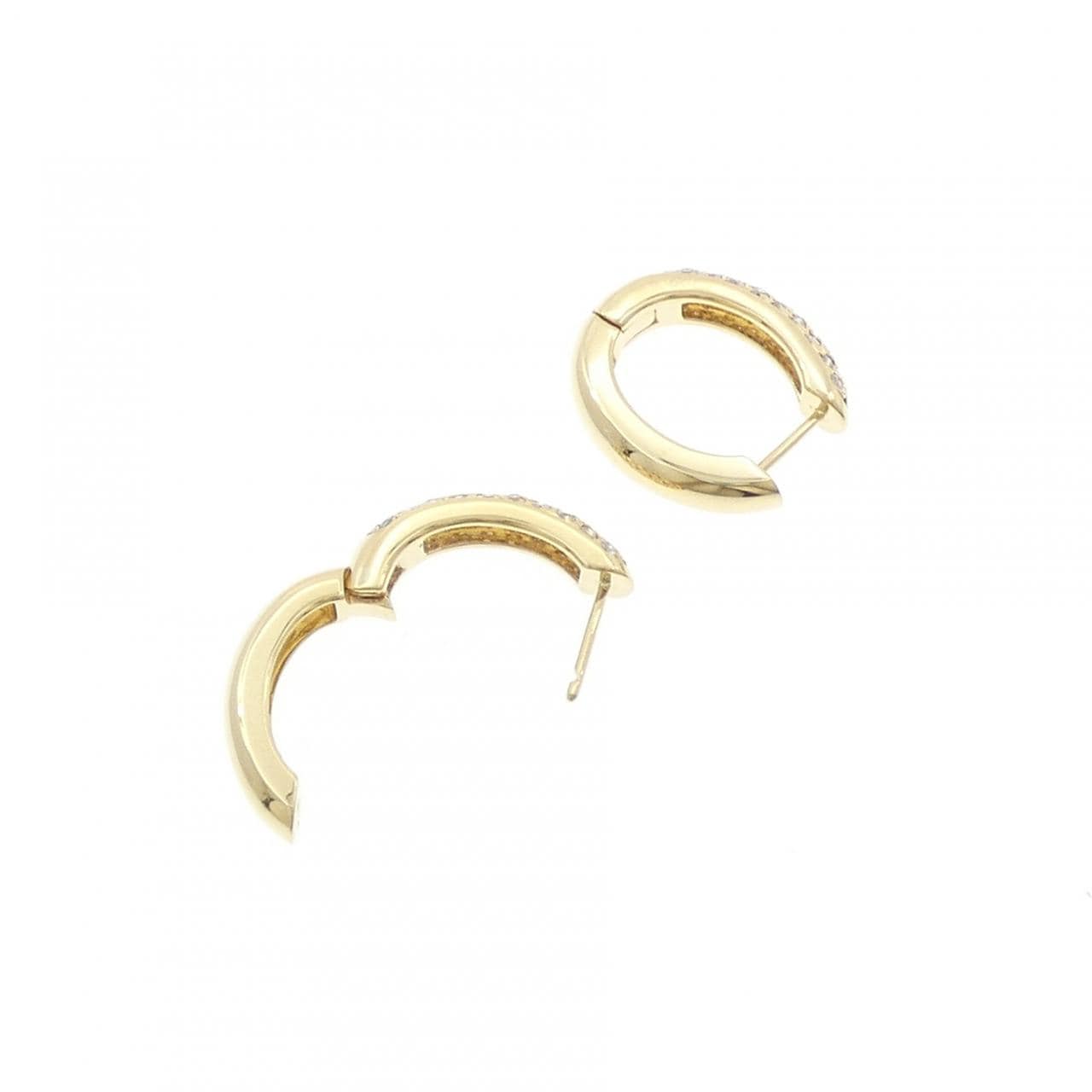 K18YG ダイヤモンド ピアス 0.64CT