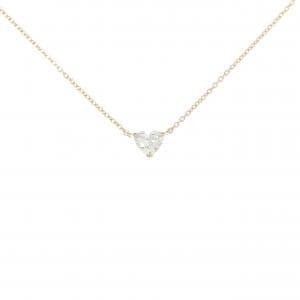 [Remake] K18YG Diamond Necklace 0.304CT J SI2 Heart Shape