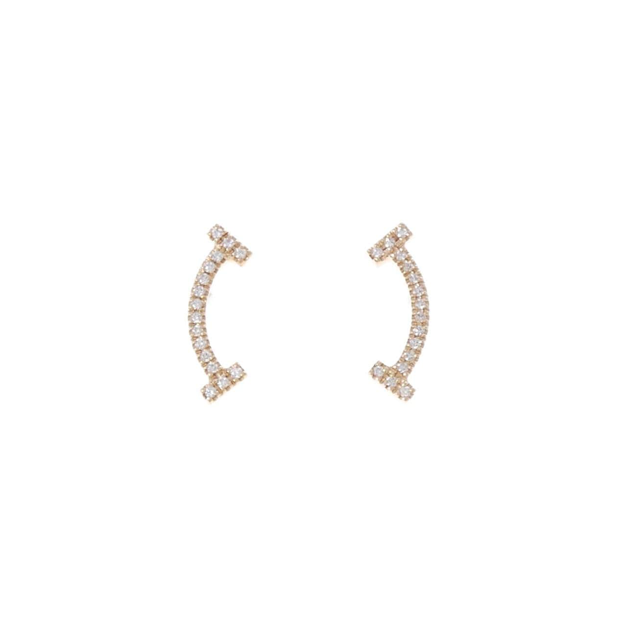 ティファニー Tスマイル ピアス