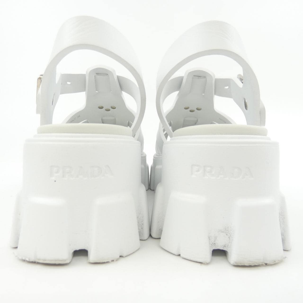 プラダ PRADA トライアングルロゴ モノリス 1X853M フォームラバー サンダル