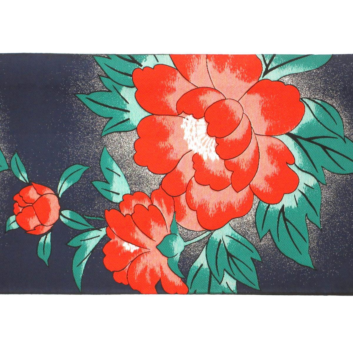 名古屋帯　京袋　全通柄