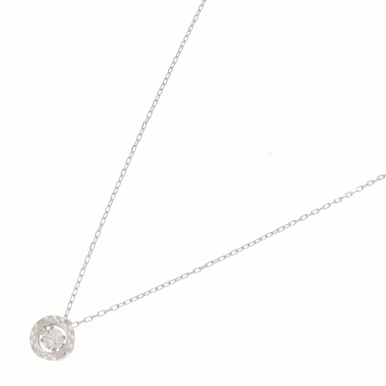 PT ダイヤモンド ネックレス 0.10CT