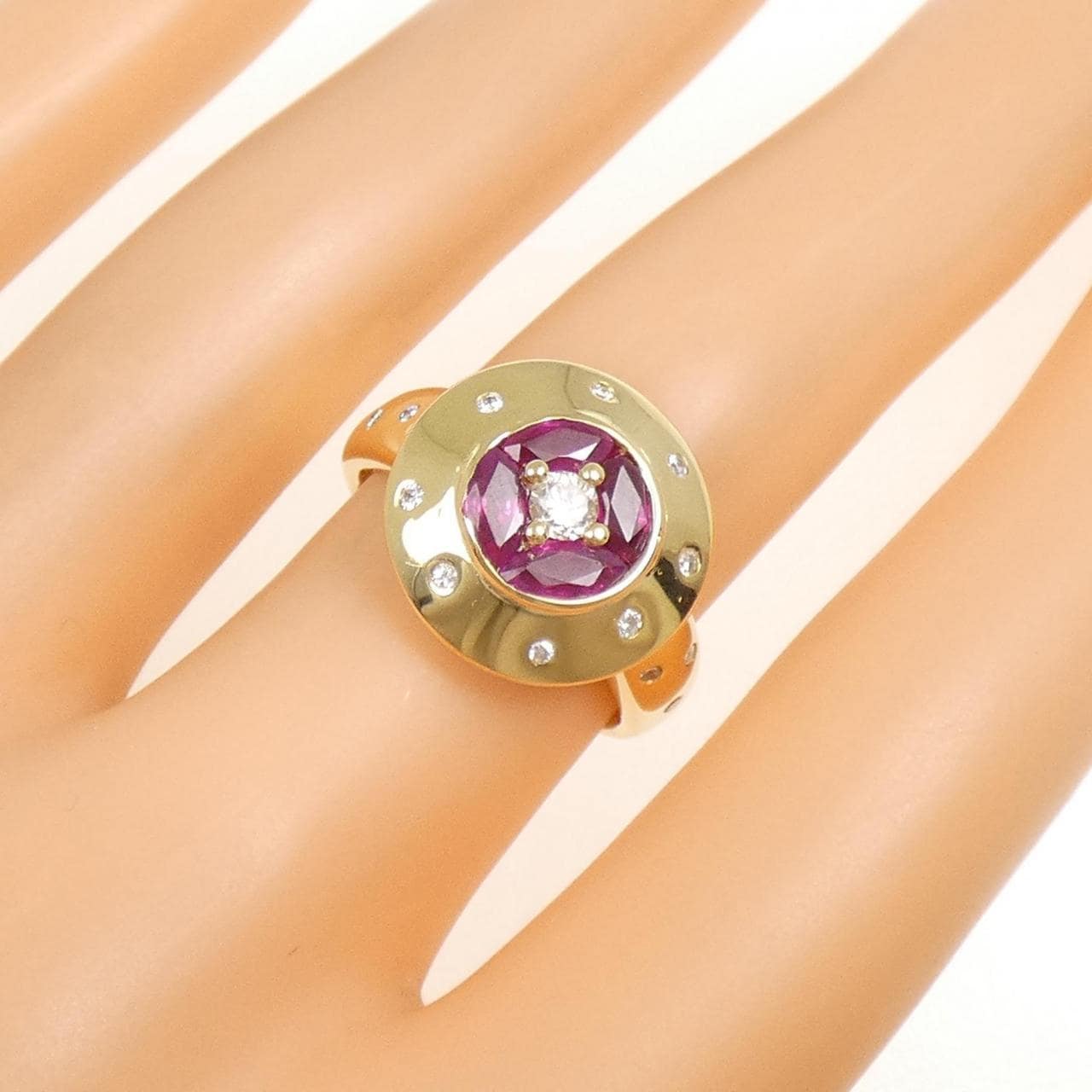 750YG紅寶石戒指1.04CT