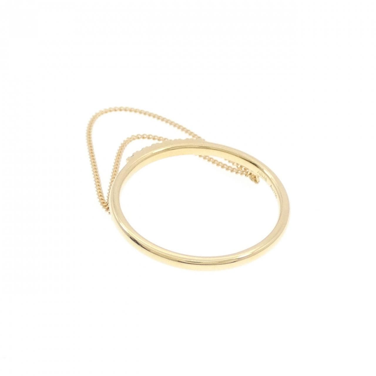 アーカー シャンデリアチェーン リング 0.04CT