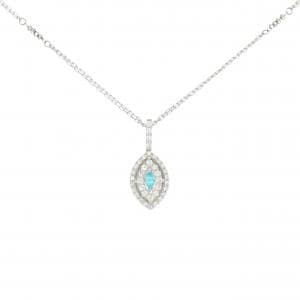 PT900/PT850 パライバトルマリン ネックレス 0.35CT