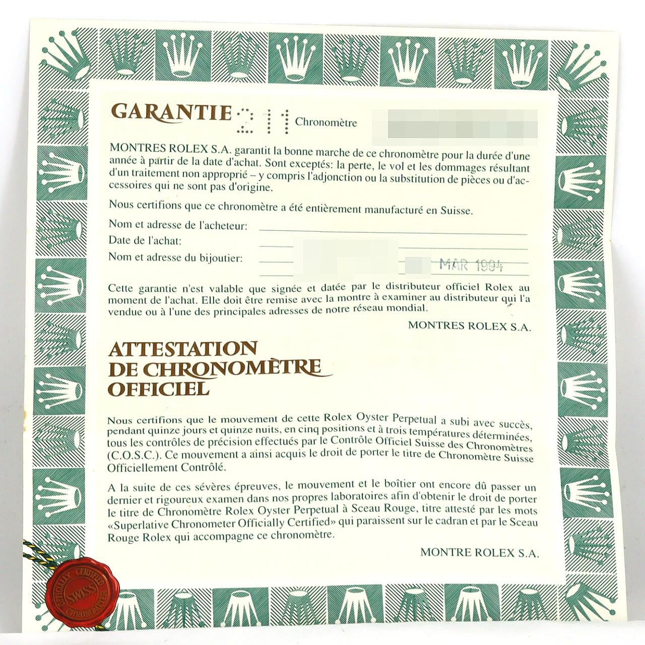 ロレックス デイトジャスト 69173 SSxYG 自動巻 X番