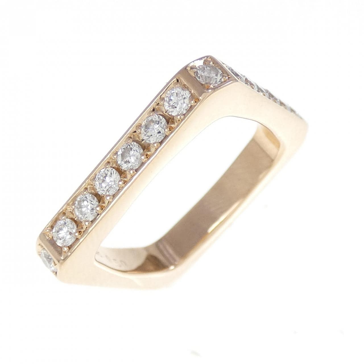 K18PG ダイヤモンド リング 0.50CT