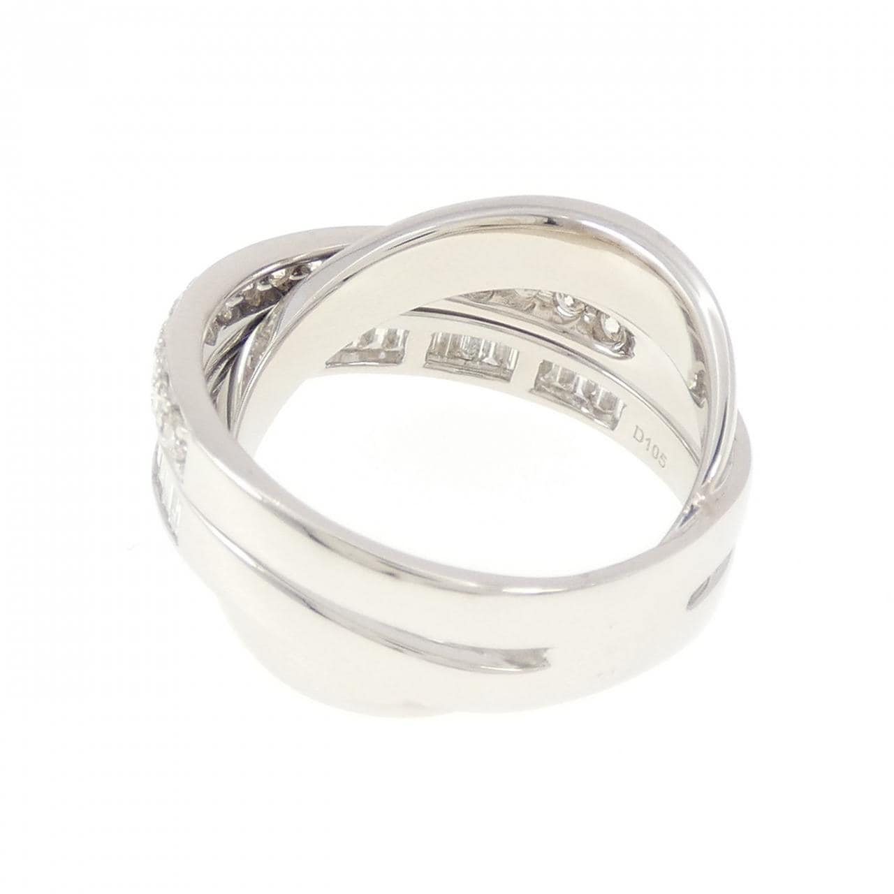 K18WG ダイヤモンド リング 1.05CT