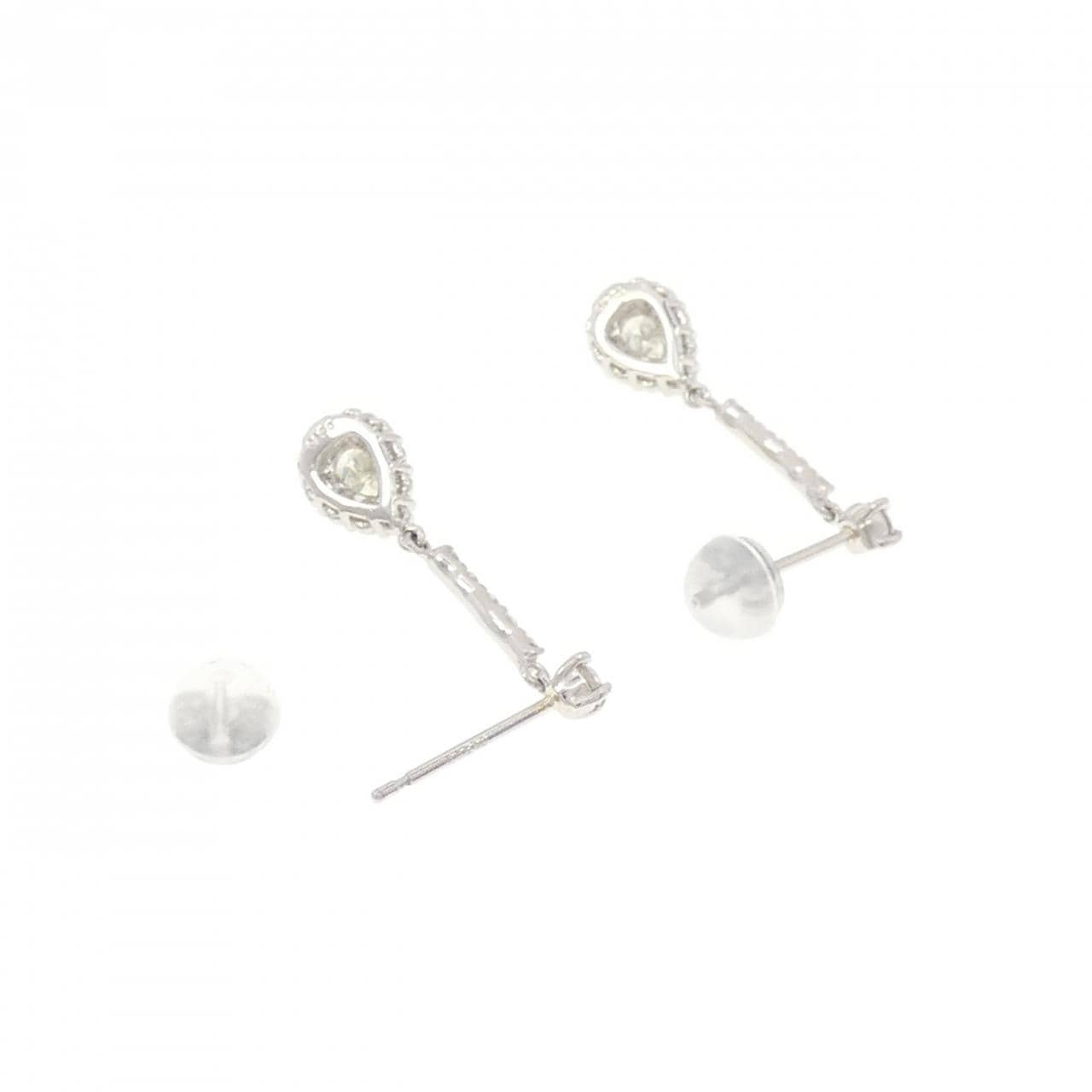 【新品】PT900 ダイヤモンド ピアス 0.80CT